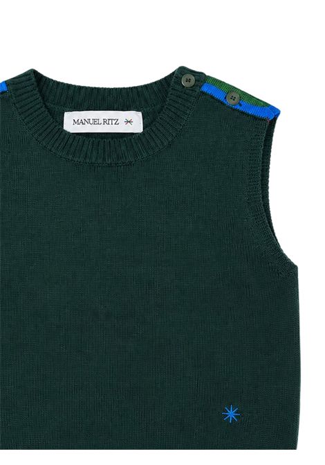 Maglia neonato in misto lana Manuel Ritz | 4439VERDE